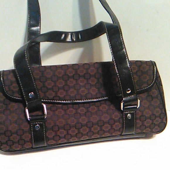 Nine West Handbags - Nine west Black and Brown cloth bag